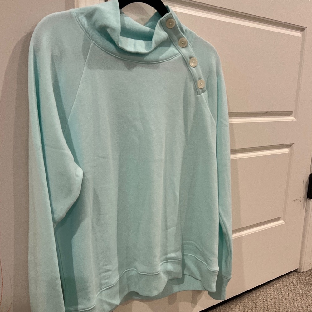 Brand new J.Crew, mock neck sweatshirt
